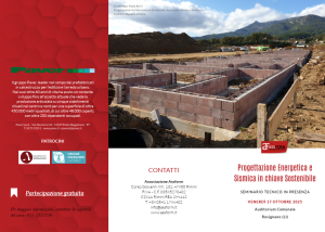 Rosignano: Progettazione Energetica e Sismica in chiave Sostenibile